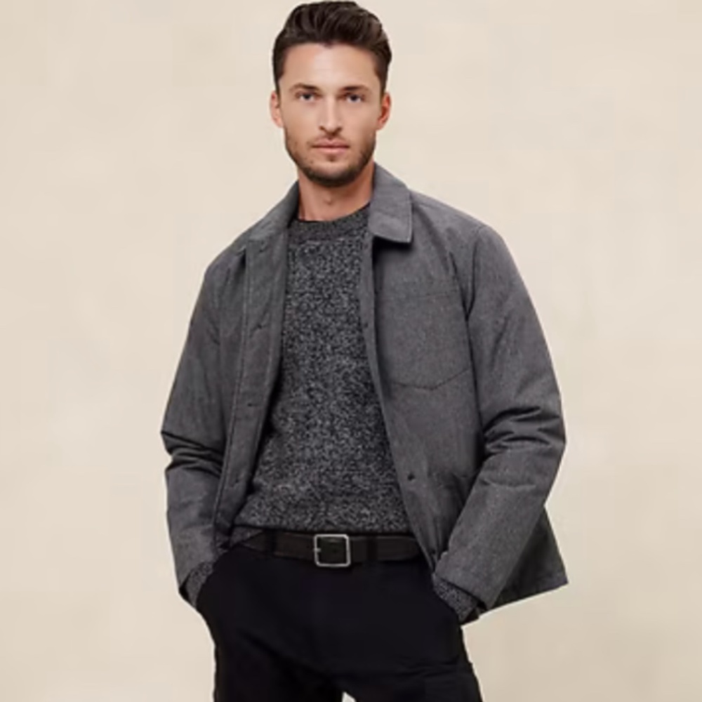 NWT Banana Republic Men's Quilted Coat/Jacket